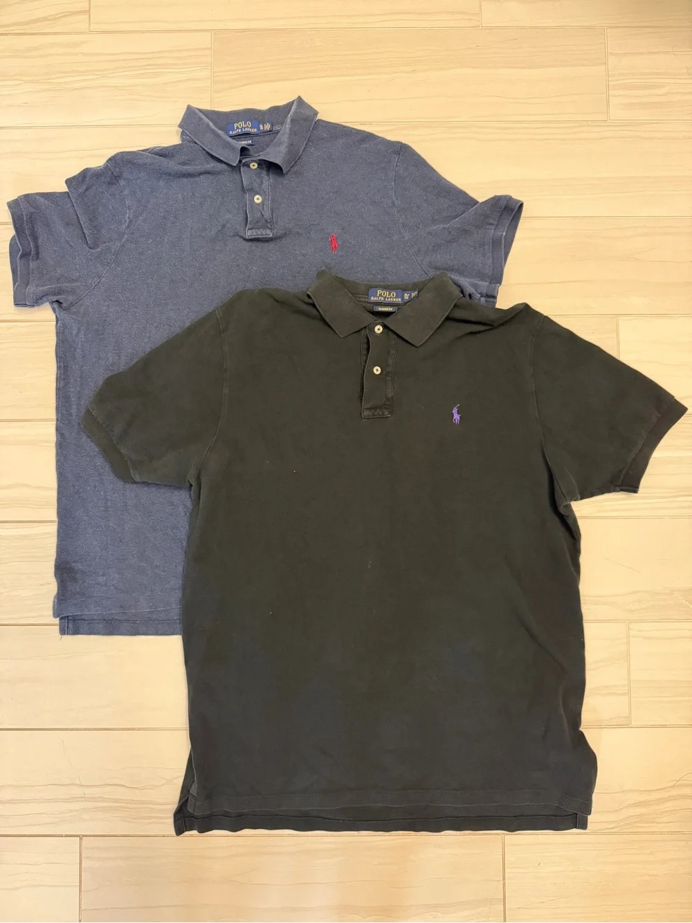 Polo Ralph Lauren Men's Classic Fit Pony Polo BUNDLE of 2 Size XL